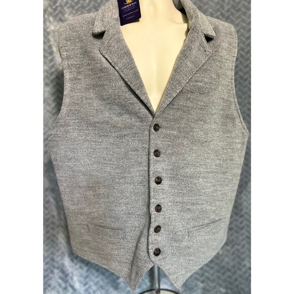 NWT Giorgio di Mare Sophisticated Grey Men’s Vest XXXL - Picture 5 of 7